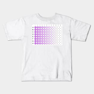 96 Well Plate Microplate Multiwell ELISA Kids T-Shirt